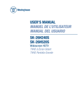 Westinghouse SK-26H240S User manual