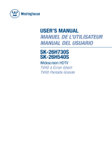 Westinghouse SK-26H540S User manual