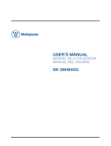 Westinghouse SK-26H640G User manual