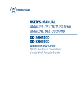 Westinghouse SK-32H570D - 32" LCD TV User manual