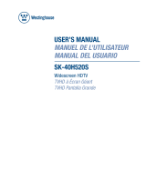 Westinghouse SK-40H520S User manual