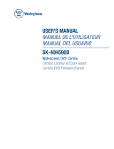 Westinghouse SK-40H590D User manual