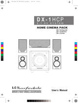 Wharfedale DX-1HCP User manual