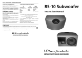 Wharfedale SUBWOOFER RS-10 User manual