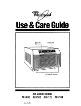 Whirlpool ACH184 User manual