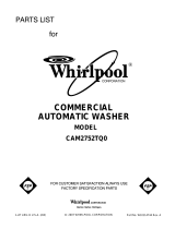 Whirlpool CAM2752TQ0 User manual