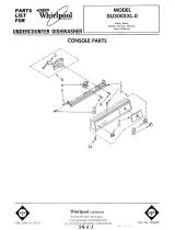 Whirlpool DU3003XL0 User manual