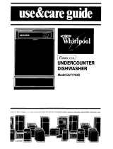 Whirlpool DU7770XS User manual