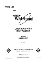 Whirlpool DU8500XX-1 User manual