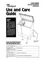 Whirlpool EH090FXK User manual