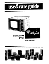 Whirlpool MW81OOXP User manual