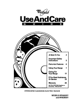 Whirlpool RF3020XY User manual