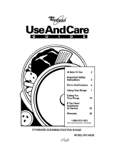 Whirlpool RF314BXB User manual