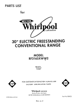 Whirlpool RF3165XWW2 User manual