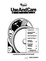 Whirlpool RF330PXA User manual