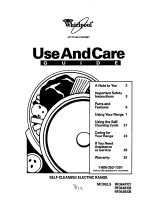 Whirlpool RF354BXB User manual
