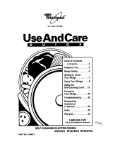 Whirlpool RF363PXD User manual