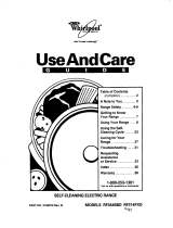 Whirlpool RF374PXD User manual
