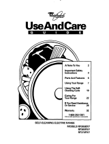 Whirlpool RF365BXY User manual