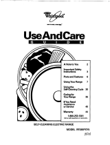 Whirlpool RF385PXY5 User manual