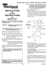 Whirlpool RJH 3330-1 User manual