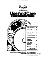 Whirlpool RS3025XB User manual