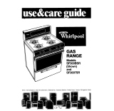 Whirlpool SF3007SR User manual