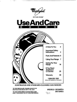 Whirlpool SF330PEA User manual