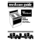 Whirlpool SF396PEP User manual