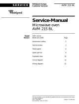 Whirlpool AVM 215 BL User manual