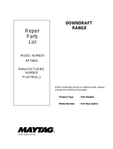 Whirlpool Range ART660L User manual