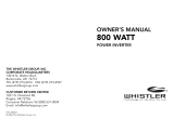 Whistler PI-800W User manual