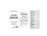 Whistler XTR-585 User manual