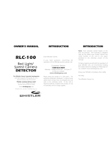 Whistler RLC-100 User manual
