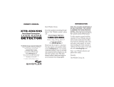 Whistler XTR-695 User manual