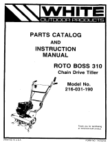 White Outdoor ROTO BOSS 310 216-031-190 User manual