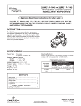 White Rodgers 25M01A-100 Installation guide