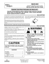 White Rodgers 50A55-843 User manual