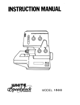 White 1500 User manual