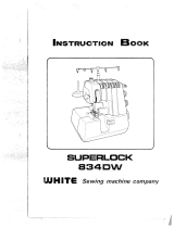 White Superlock 834DW User manual