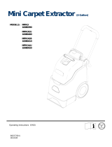 Windsor MINI CARPET EXTRACTOR MPRO 10080390 User manual