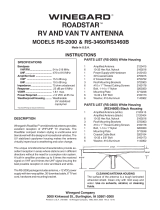 Winegard ROADSTAR RS3460B User manual