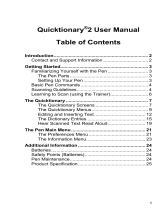 Wizcom Quicktionary 2 User manual