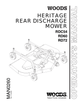 Woods Equipment RDC54, RD60, RD72 User manual