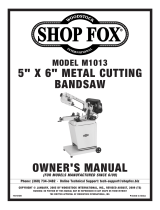 Woodstock SHOP FOX M1013 User manual