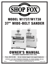 Shop fox W1737 User manual