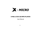 X-Micro XMP3X-F512 User manual