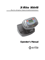 X-Rite MA48 User manual