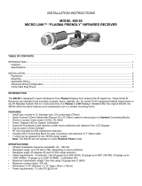 Xantech 490-95 User manual