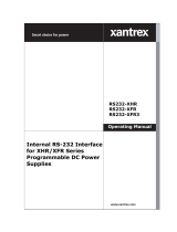 Xantrex RS232-XHR User manual